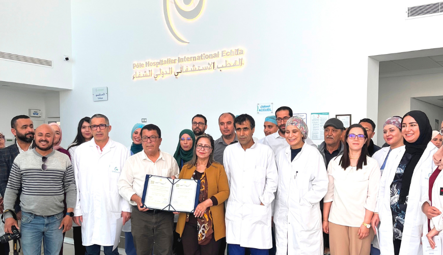 Obtention de l'Accréditation INEAS Platine par le Pôle Hospitalier Internationale Echifa, Djerba